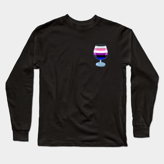 Genderfluid cocktail #4 Long Sleeve T-Shirt by gaypompeii